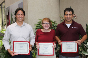 Winners of the 2014 Graduate Student Forum